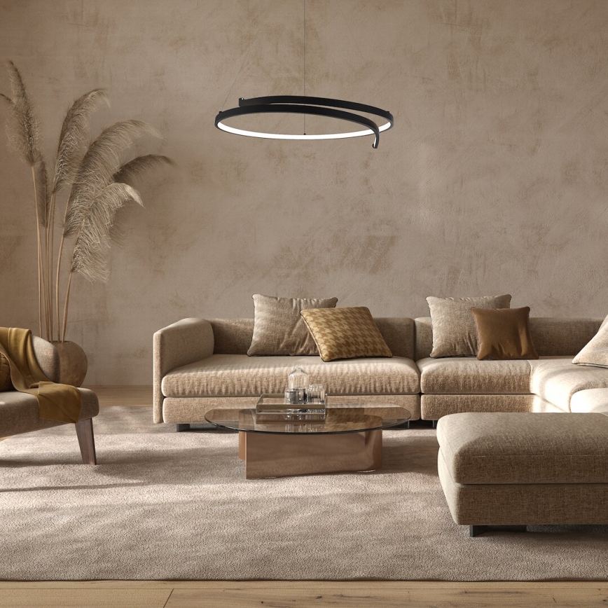 LED pendel LORENZO LED/35W/230V sort