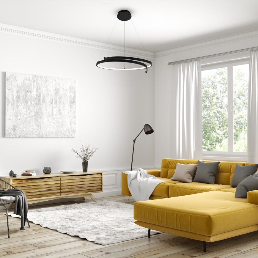 LED pendel LORENZO LED/35W/230V sort