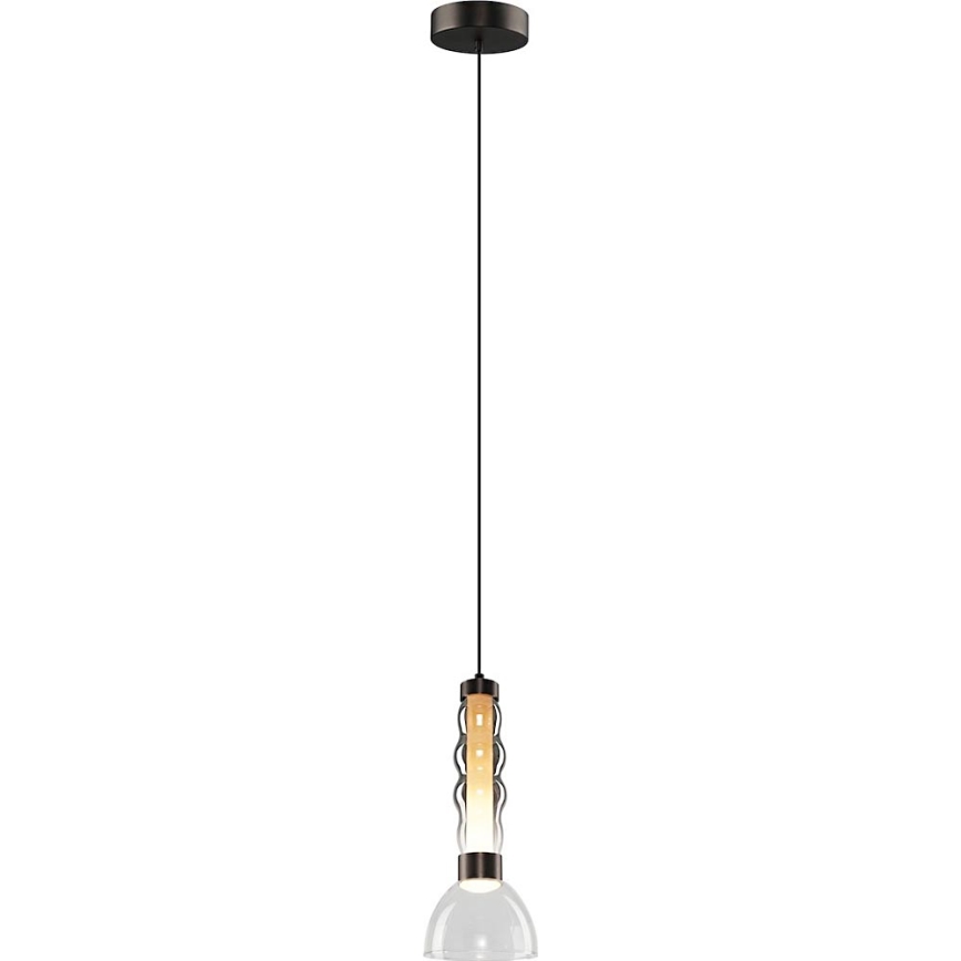 LED pendel LUCCO LED/13W/230V diameter 15 cm røget