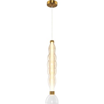 LED pendel LUCCO LED/18W/230V diameter 15 cm guldfarvet
