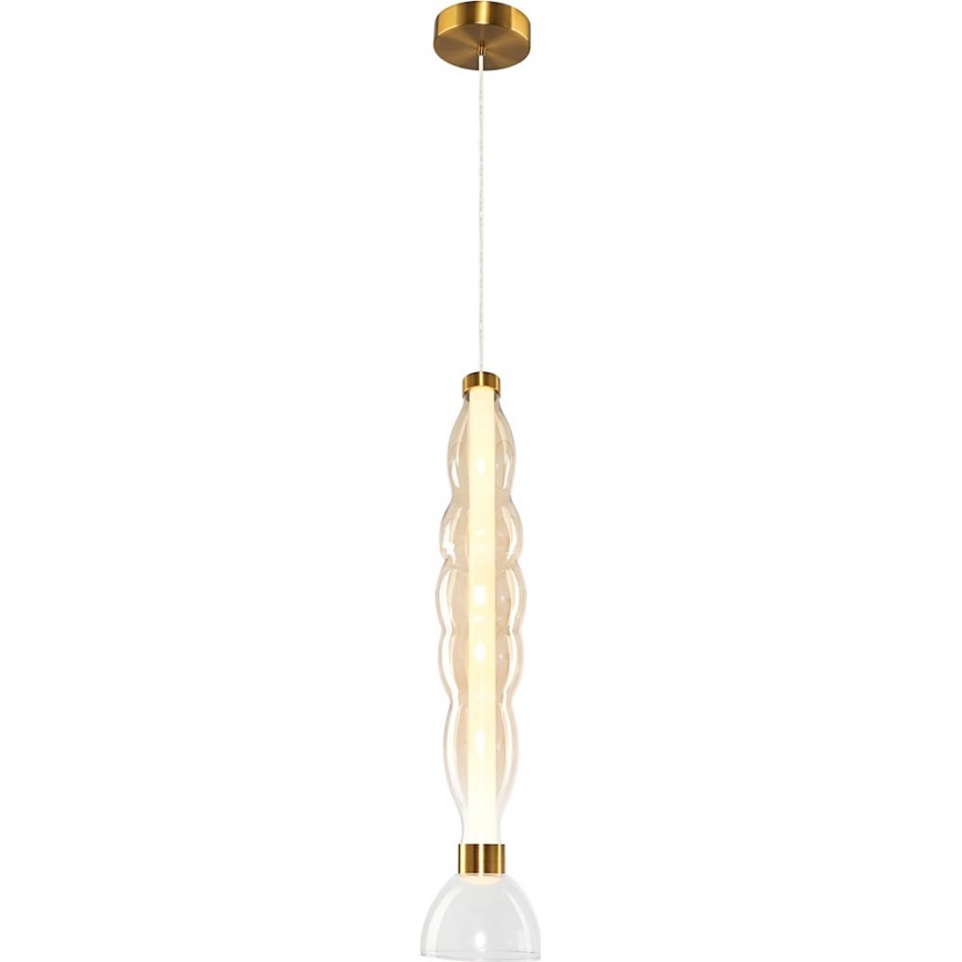 LED pendel LUCCO LED/18W/230V diameter 15 cm guldfarvet