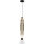 LED pendel LUCCO LED/18W/230V diameter 15 cm røget