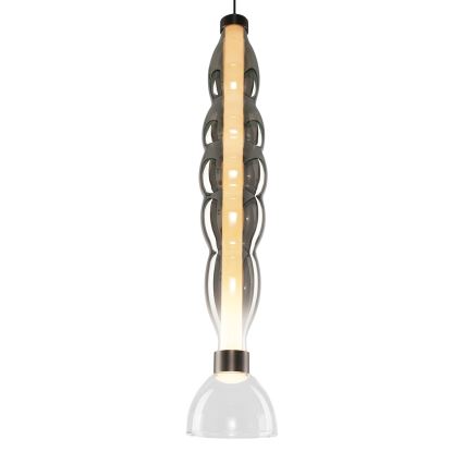 LED pendel LUCCO LED/18W/230V diameter 15 cm røget
