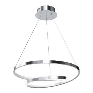 LED pendel LUCERO LED/48W/230V skinnende krom