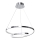 LED pendel LUCERO LED/48W/230V skinnende krom