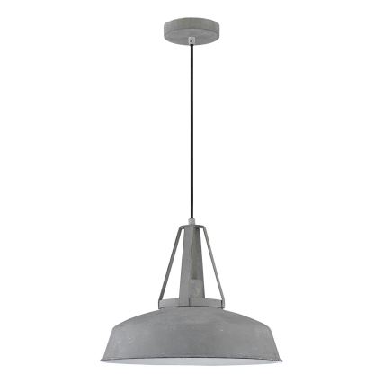 LED-pendel med kabelophæng RYAN 1xE27/60W/230V grå