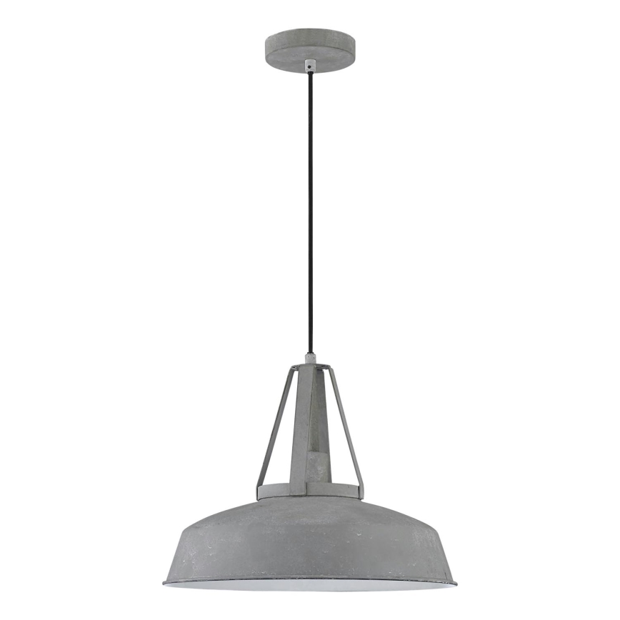 LED-pendel med kabelophæng RYAN 1xE27/60W/230V grå