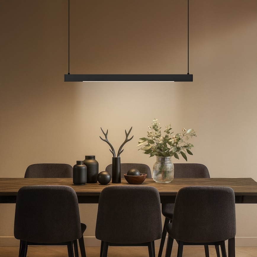 LED-pendel med ophængskabel LINEA LED/36W/230V 3000/4000/5700K CRI 90 sort
