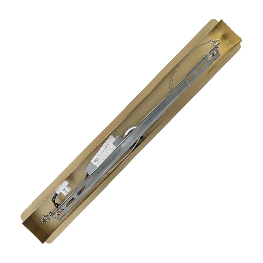 LED-pendel med wire LAGOS LED/24W/230V, guld