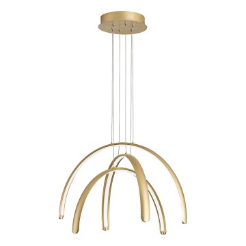 LED-pendel med wire MEGAN LED/41W/230V, guldfarvet