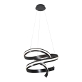 LED-pendel med wireophæng AREZIA LED/62W/230V sort