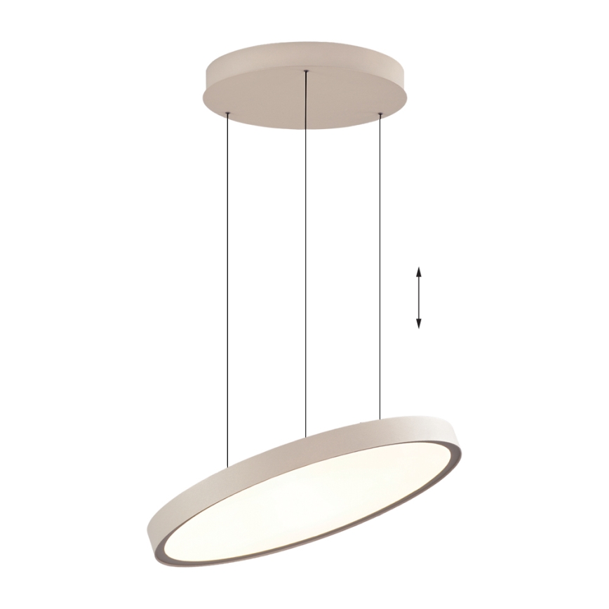 LED-pendel med wireophæng DENVER LED/76W/230V beige