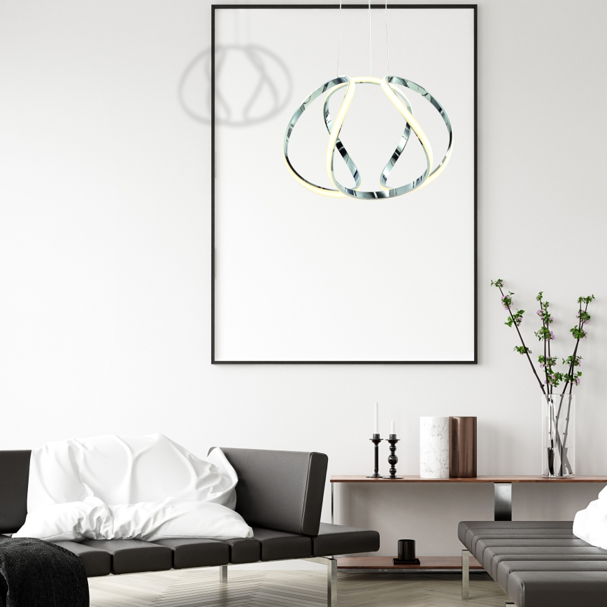 LED-pendel med wireophæng GLOBE LED/50W/230V