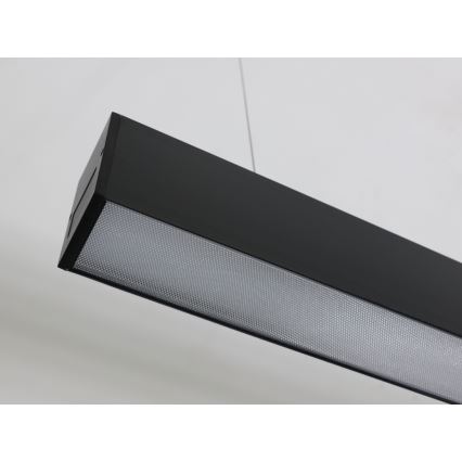 LED-pendel med wireophæng LED/55W/230V 3000/4000/6500K 120 cm sort