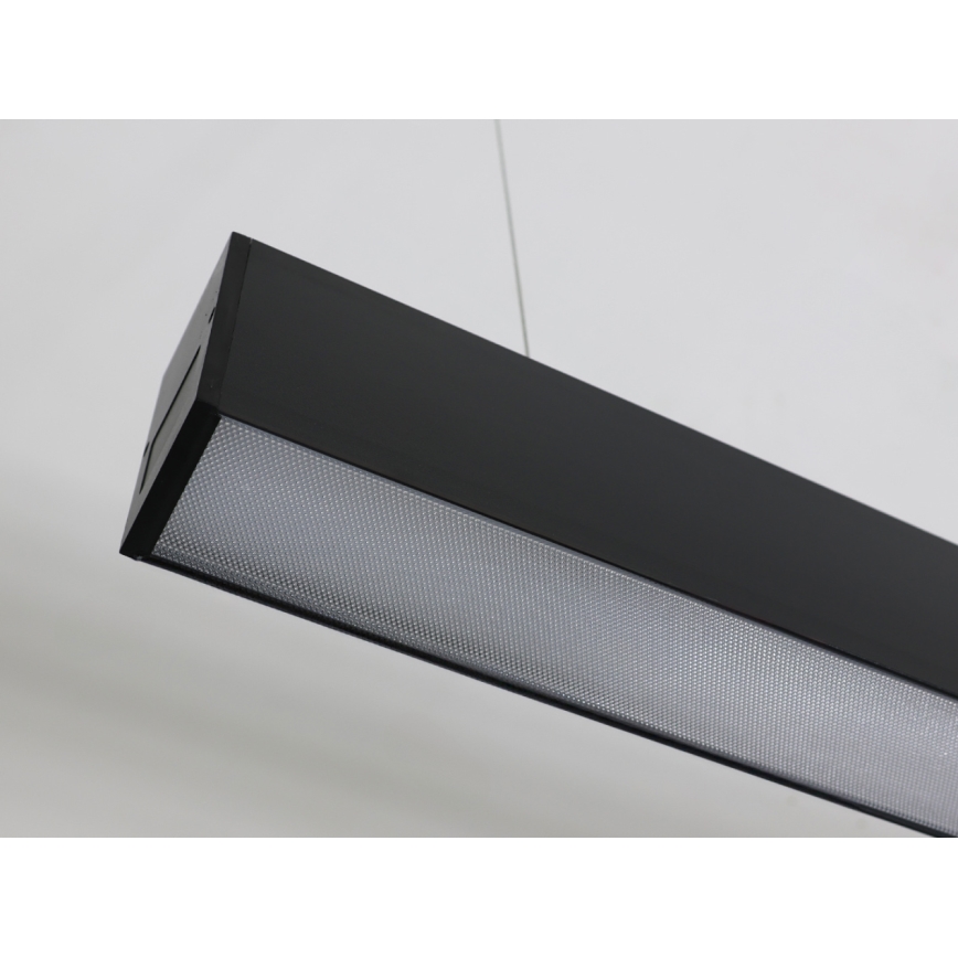 LED-pendel med wireophæng LED/55W/230V 3000/4000/6500K 120 cm sort