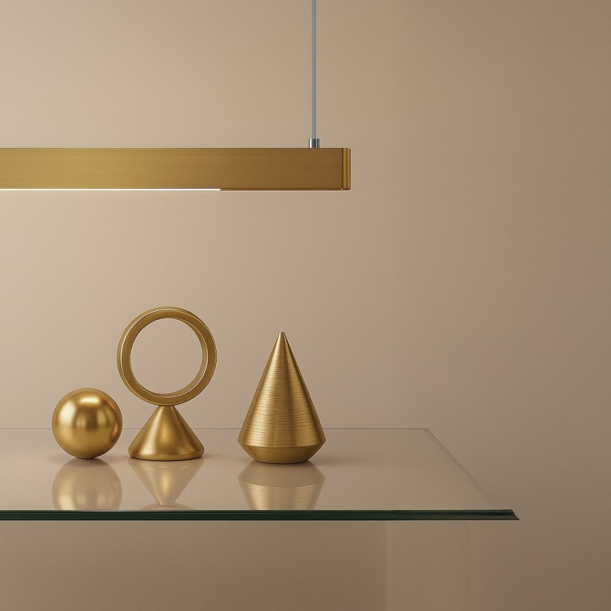 LED-pendel med wireophæng LINEA LED/36W/230V 3000/4000/5700K CRI 90 guld