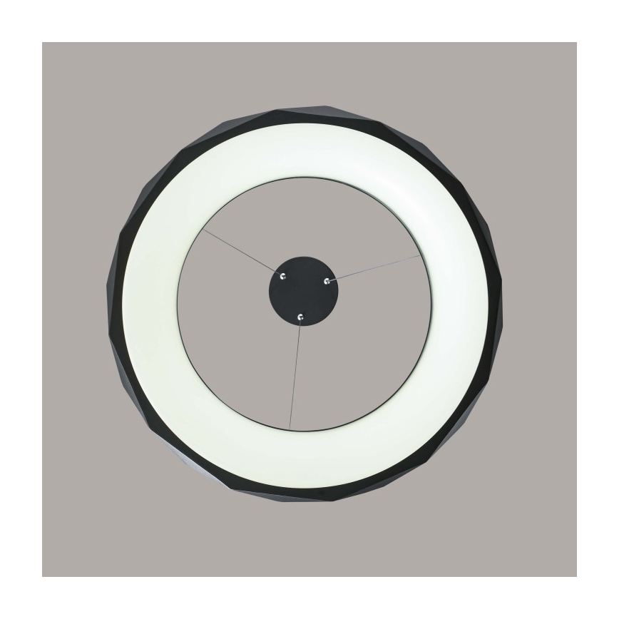 LED-pendel med wireophæng REUS LED/36W/230V 4000K Ø 61 cm sort