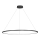 LED-pendel med wireophæng SATURNO LED/65W/230V Ø120 cm IP44 sort