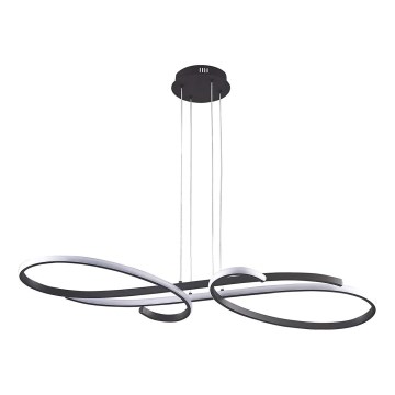 LED-pendel med wireophæng VIOLIN LED/40W/230V sort