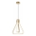 LED-pendel med wireophæng ZING LED/19W/230V guld