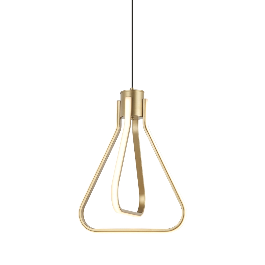 LED-pendel med wireophæng ZING LED/19W/230V guld