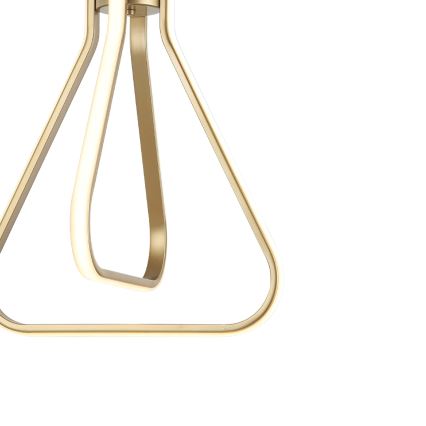 LED-pendel med wireophæng ZING LED/19W/230V guld