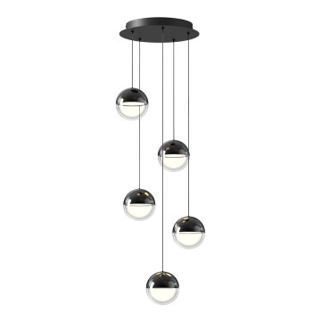 LED-pendel med wireophæng ZIREA LED/30W/230V sort