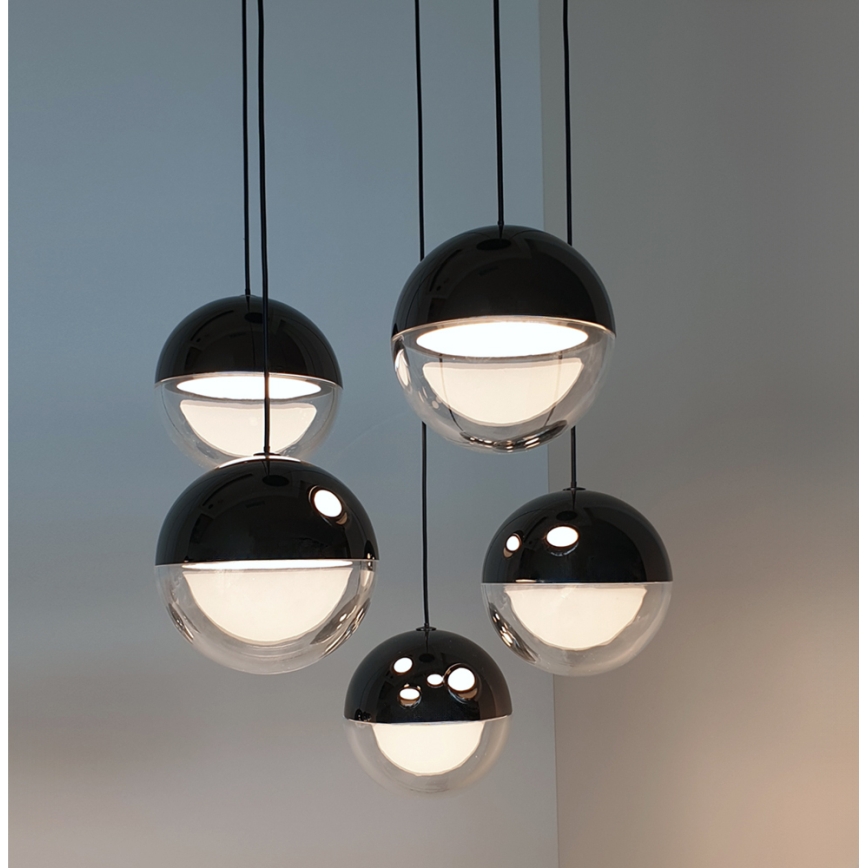 LED-pendel med wireophæng ZIREA LED/30W/230V sort