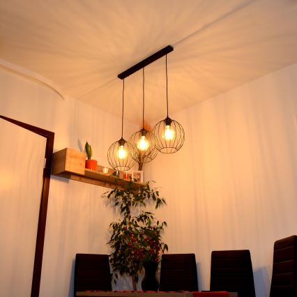 LED pendel MERCURE 3xE27/15W/230V