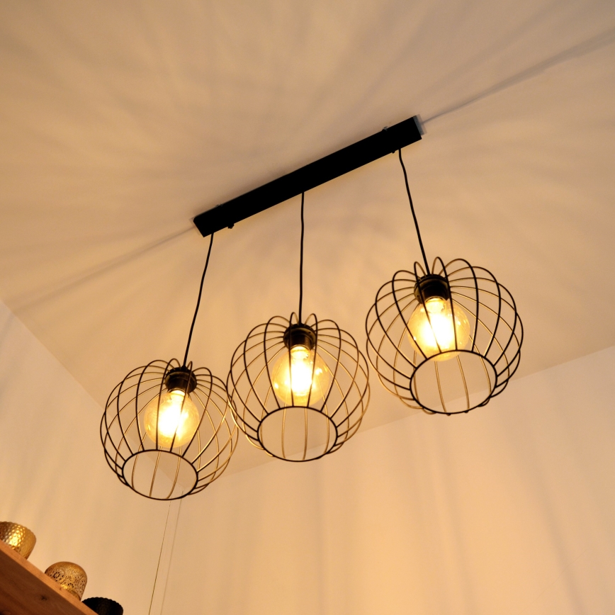 LED pendel MERCURE 3xE27/15W/230V