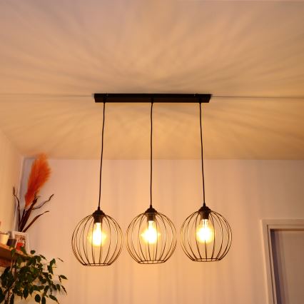 LED pendel MERCURE 3xE27/15W/230V