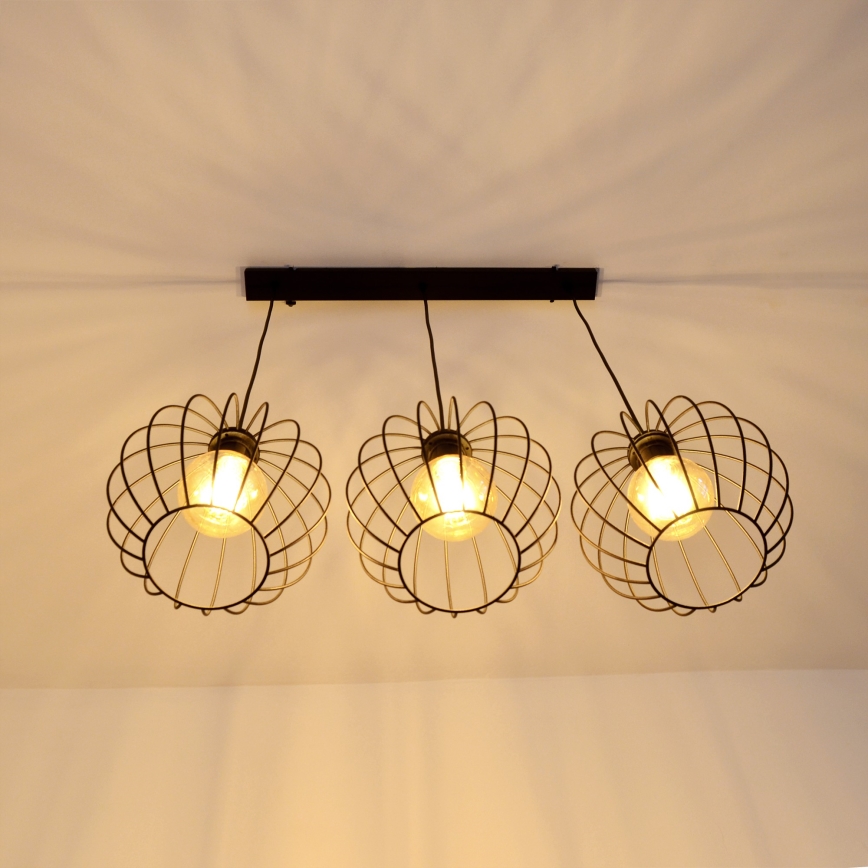 LED pendel MERCURE 3xE27/15W/230V
