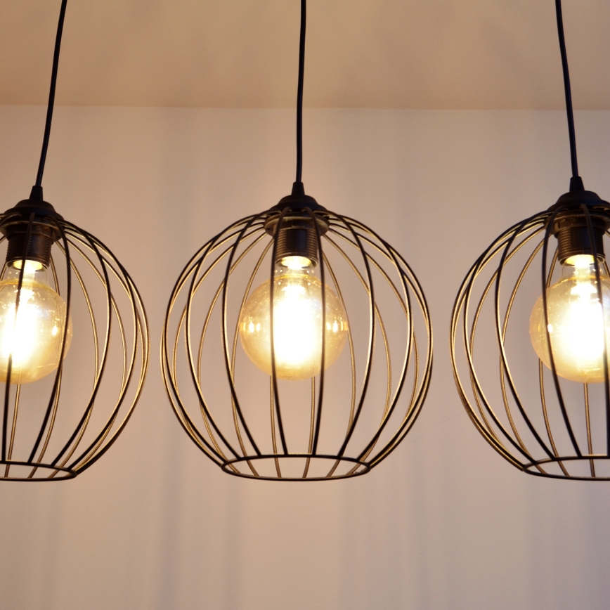 LED pendel MERCURE 3xE27/15W/230V