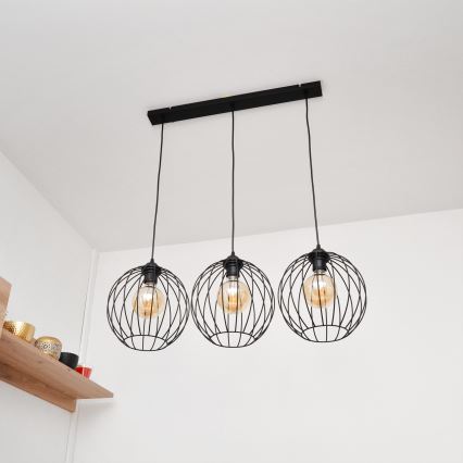 LED pendel MERCURE 3xE27/15W/230V