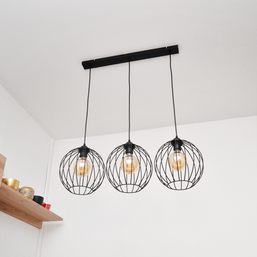 LED pendel MERCURE 3xE27/15W/230V