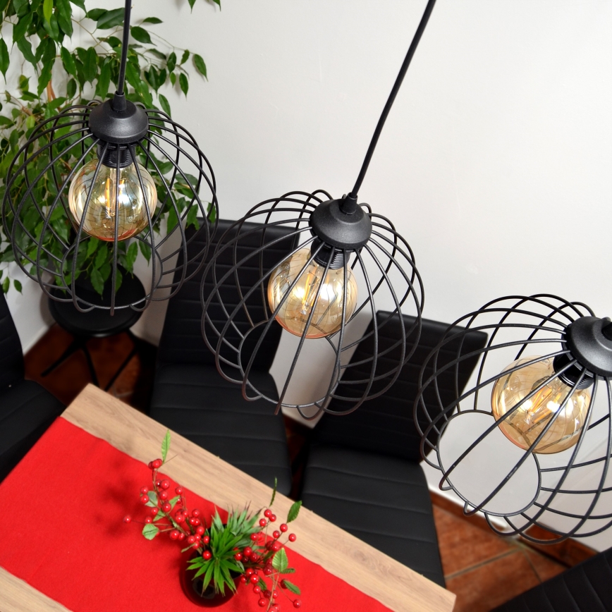 LED pendel MERCURE 3xE27/15W/230V