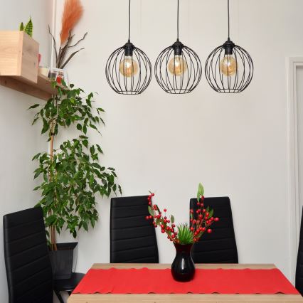 LED pendel MERCURE 3xE27/15W/230V