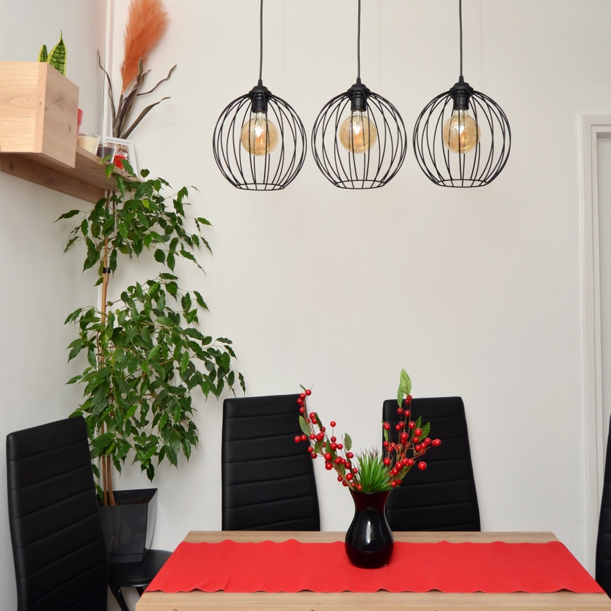 LED pendel MERCURE 3xE27/15W/230V