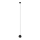 LED pendel MIDWAY 1xGU10/4,8W/230V sort