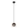 LED pendel MIDWAY 1xGU10/4,8W/230V sort/kobber