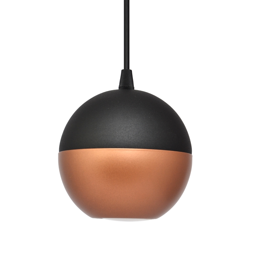 LED pendel MIDWAY 3xGU10/4,8W/230V sort/kobber