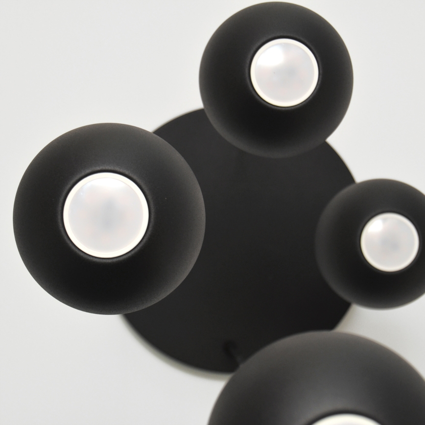 LED pendel MIDWAY 4xGU10/4,8W/230V sort