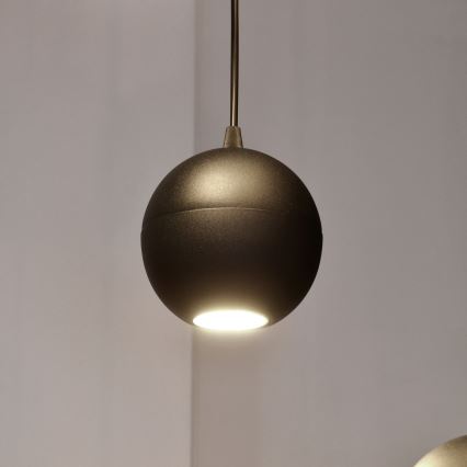 LED pendel MIDWAY 4xGU10/4,8W/230V sort
