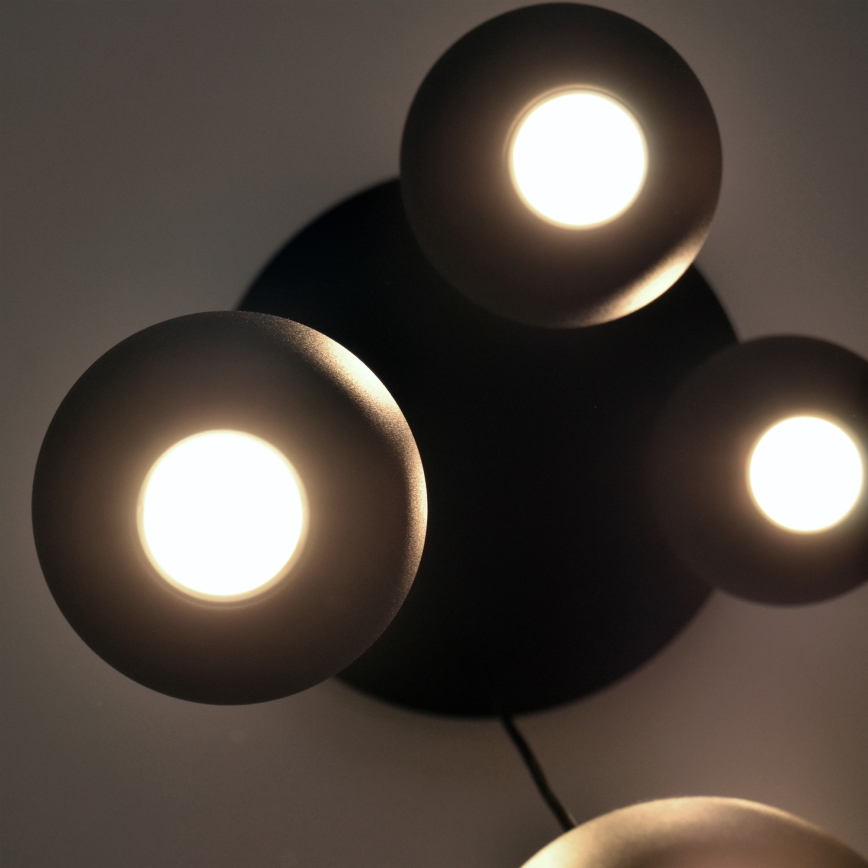 LED pendel MIDWAY 4xGU10/4,8W/230V sort