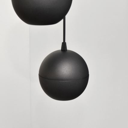 LED pendel MIDWAY 4xGU10/4,8W/230V sort