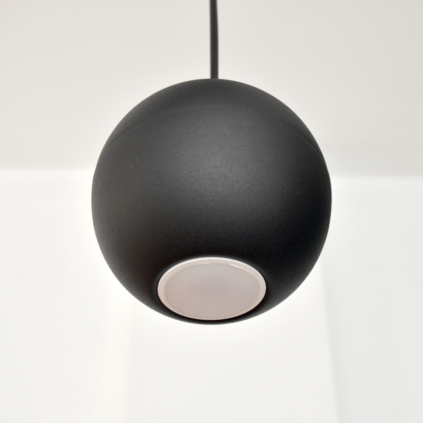 LED pendel MIDWAY 4xGU10/4,8W/230V sort
