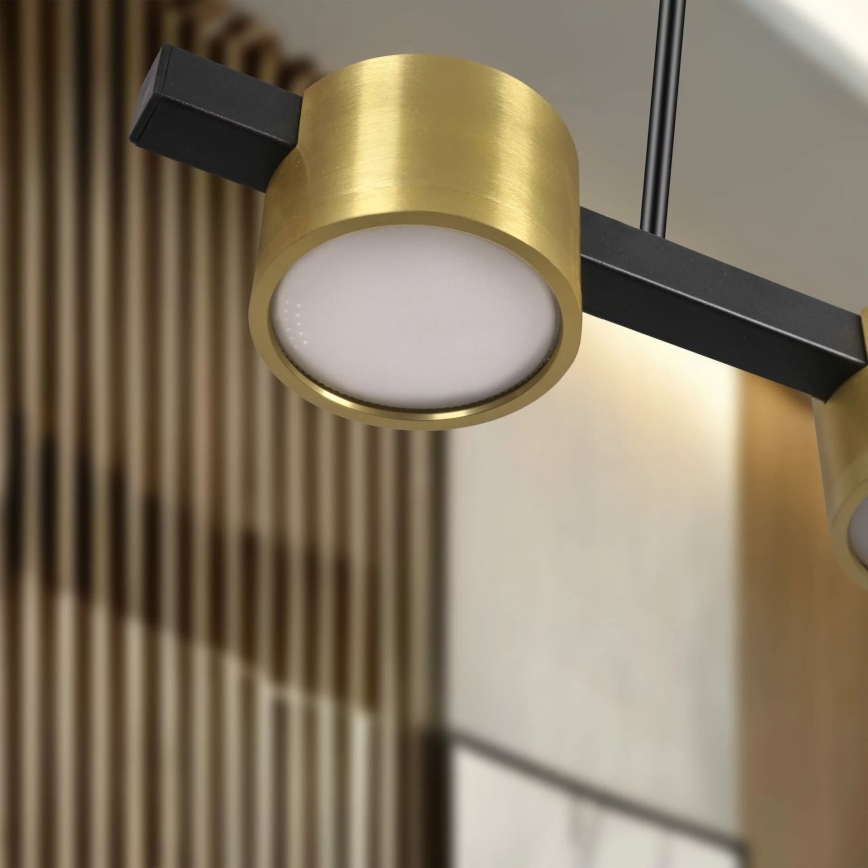 LED pendel MIRELLA 3xGX53/6W/230V guldfarvet/sort