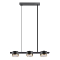LED pendel MIRELLA 3xGX53/6W/230V sort