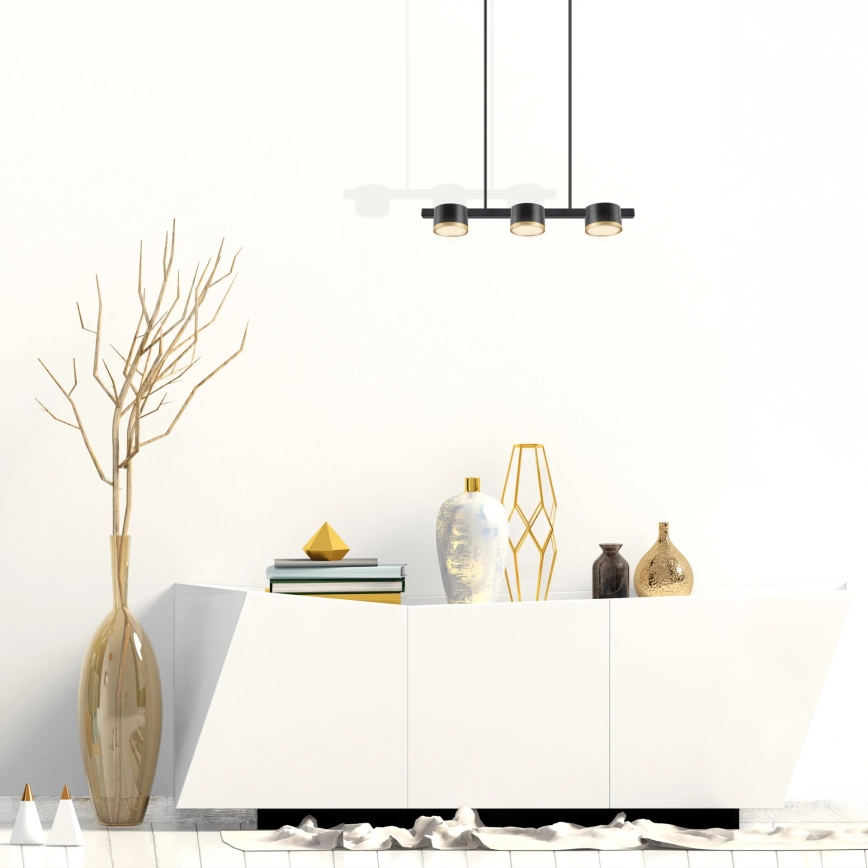 LED pendel MIRELLA 3xGX53/6W/230V sort
