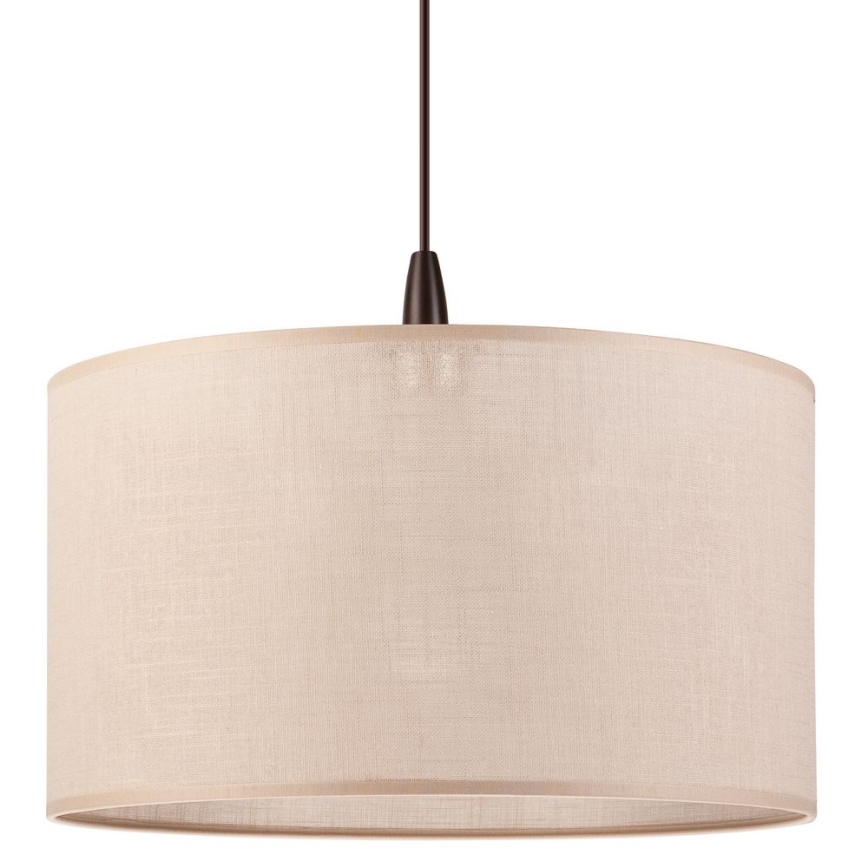 LED pendel NOEL 1xE27/60W/230V beige